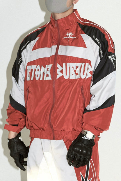 Red Street Racer Jacket  #YG008