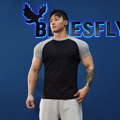 Raglan Training Short Sleeve T-Shirt #BF050