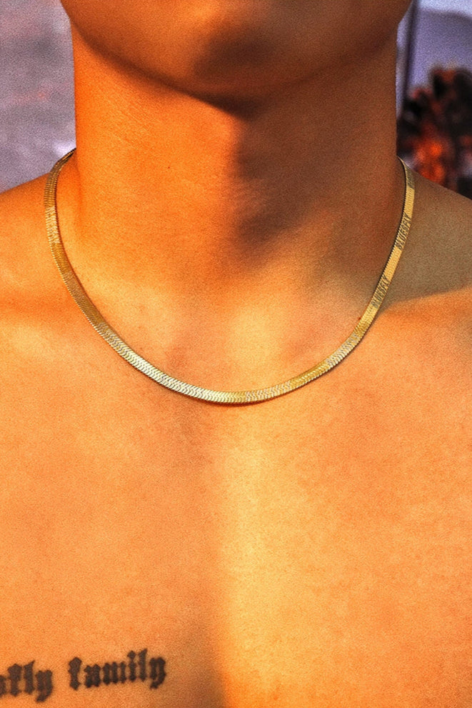 Steel Flow Necklace  #BF116