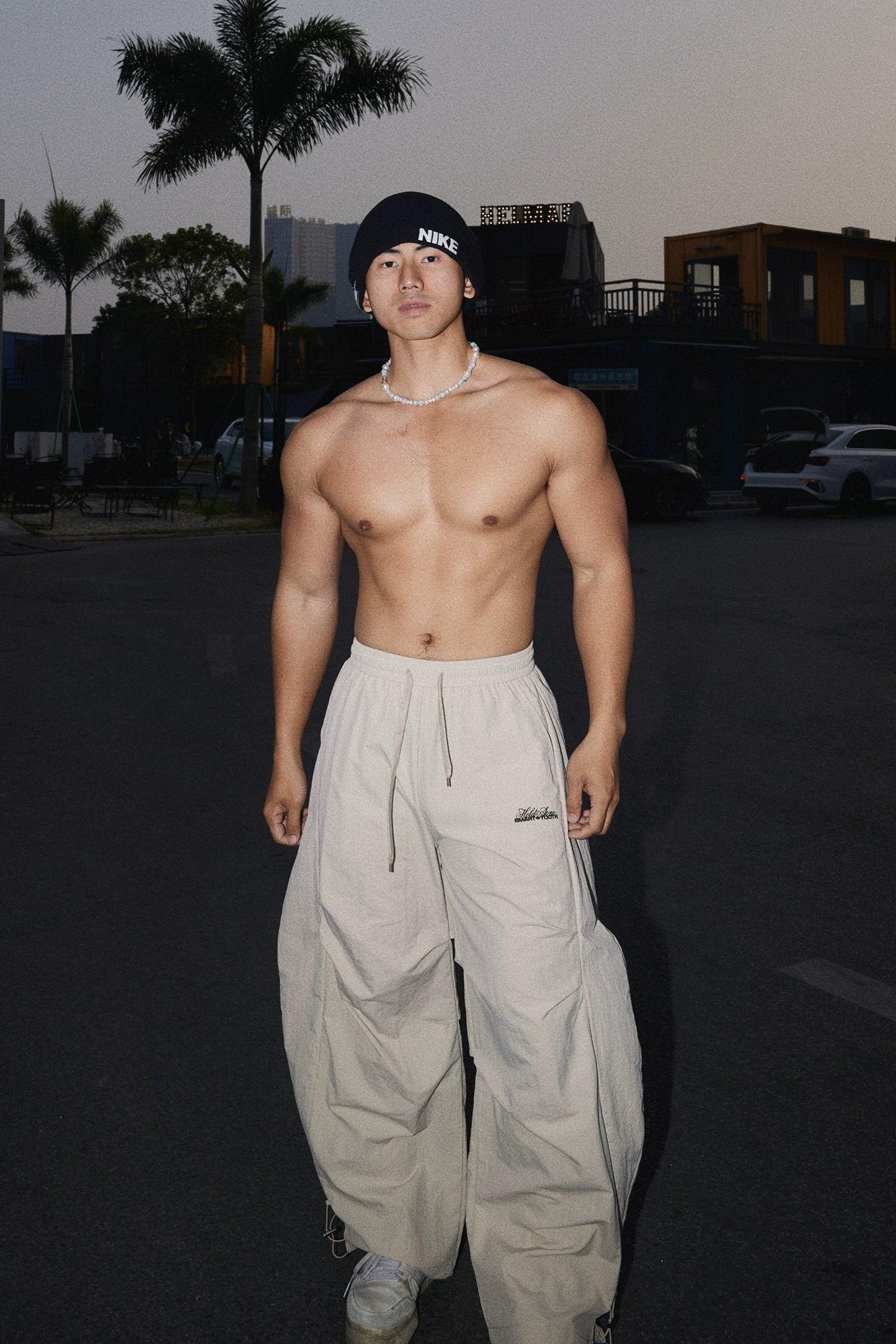 Street Drawstring Trousers  #PM007