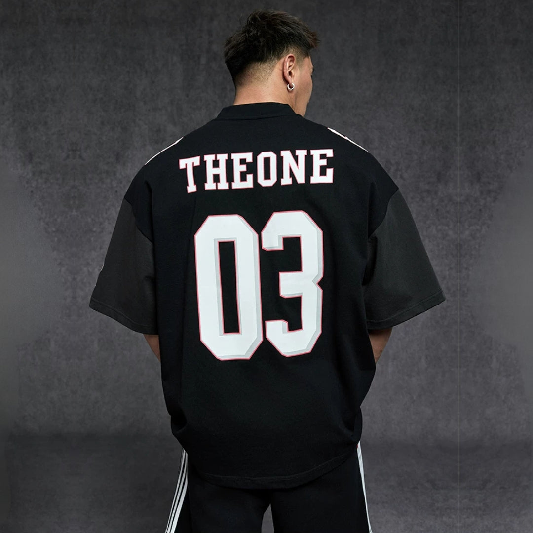 Badge Number Jersey T-Shirt  #TK041