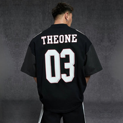 Badge Number Jersey T-Shirt  #TK041