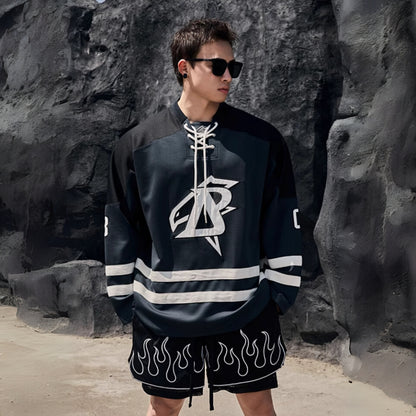 Street Hockey Lace Pullover  #BF030
